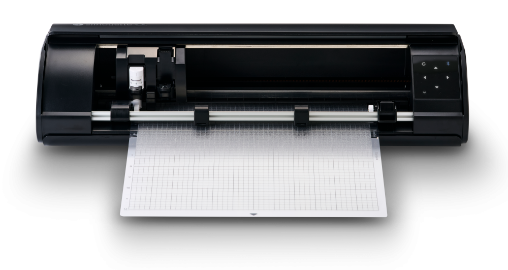 Silhouette Cameo 5α cutting machine front view loading a cutting mat