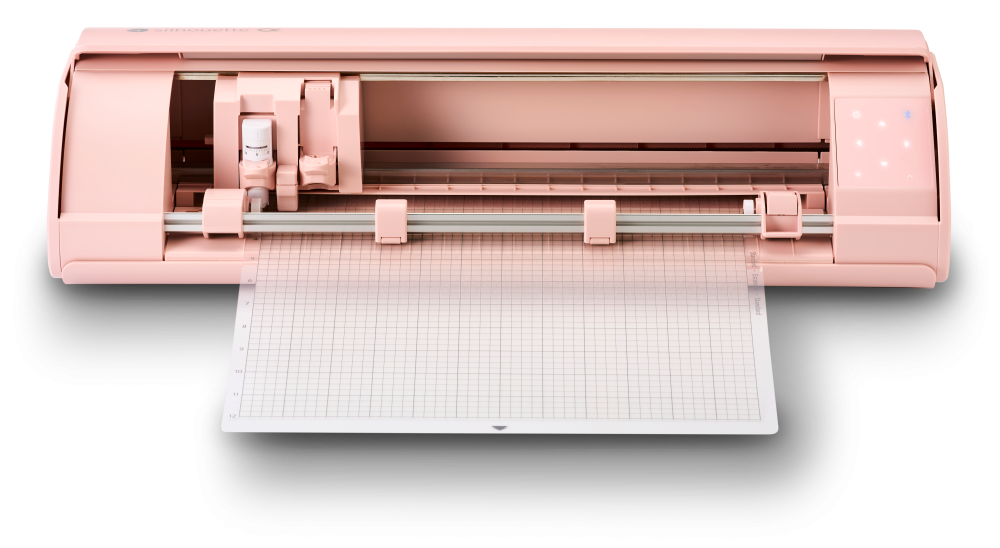 Silhouette Cameo 5α cutting machine front view loading a cutting mat
