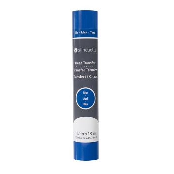 Fabric Heat Transfer - 12-Inch Blue