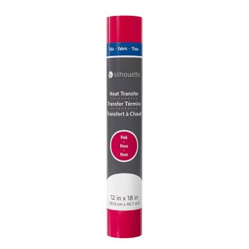 Fabric Heat Transfer - 12-Inch Pink
