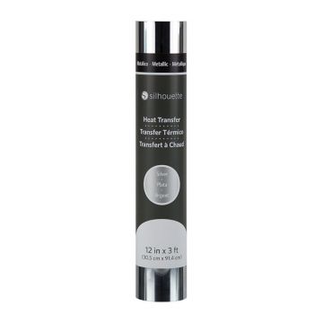 Metallic Heat Transfer - 12-Inch Silver